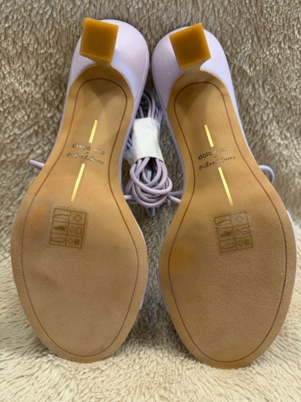 DOLCE VITA X FOR LOVE & LEMONS Daizy Stella Lilac Heels - Picture 12 of 14